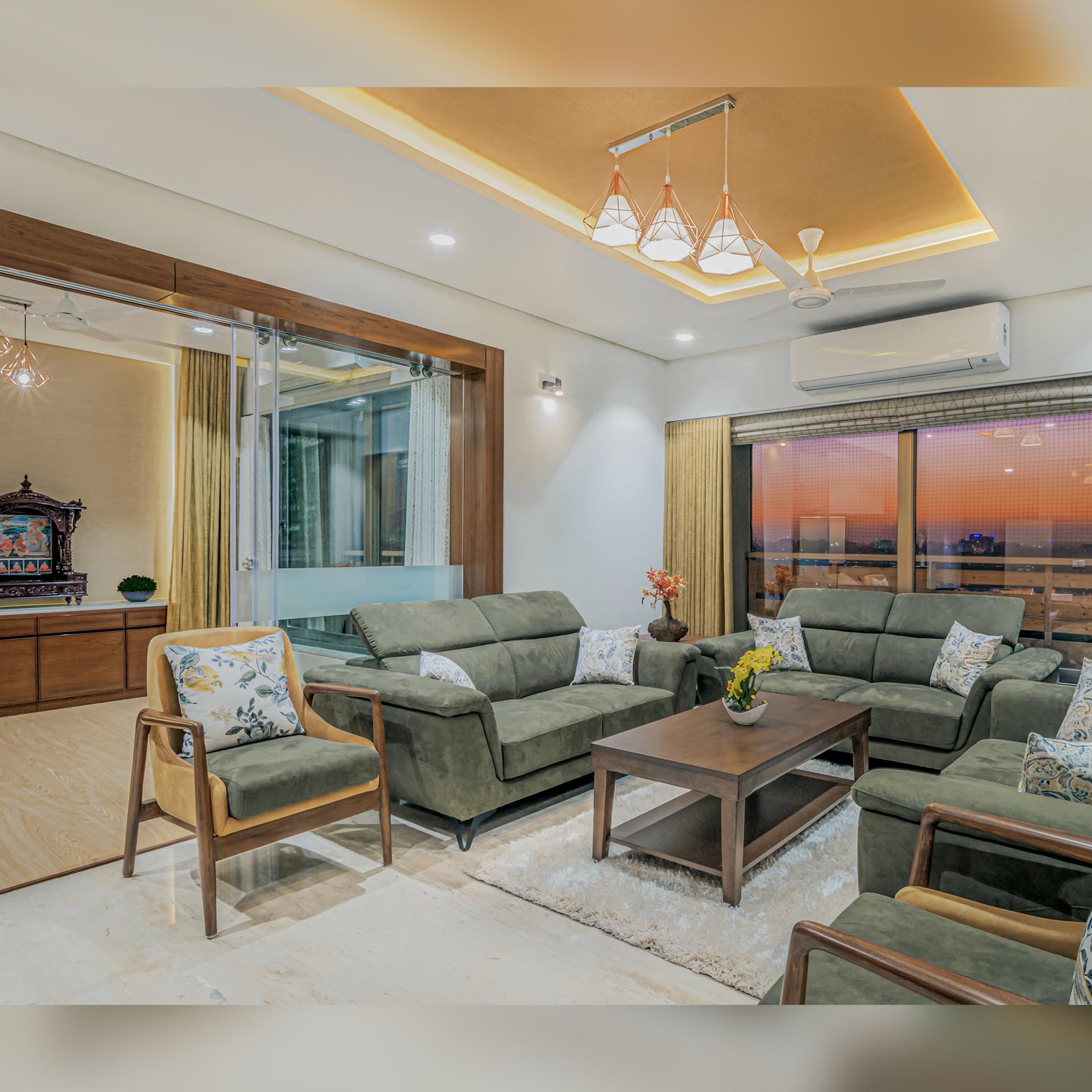 Riverfront Vivid Apartment At Sheetal Aqua