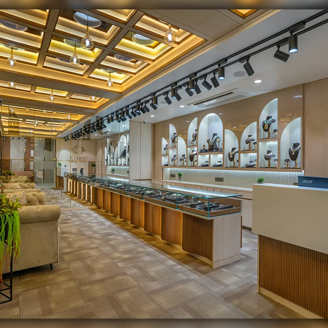 A Jewellery Boutique Design At C.G. Road.