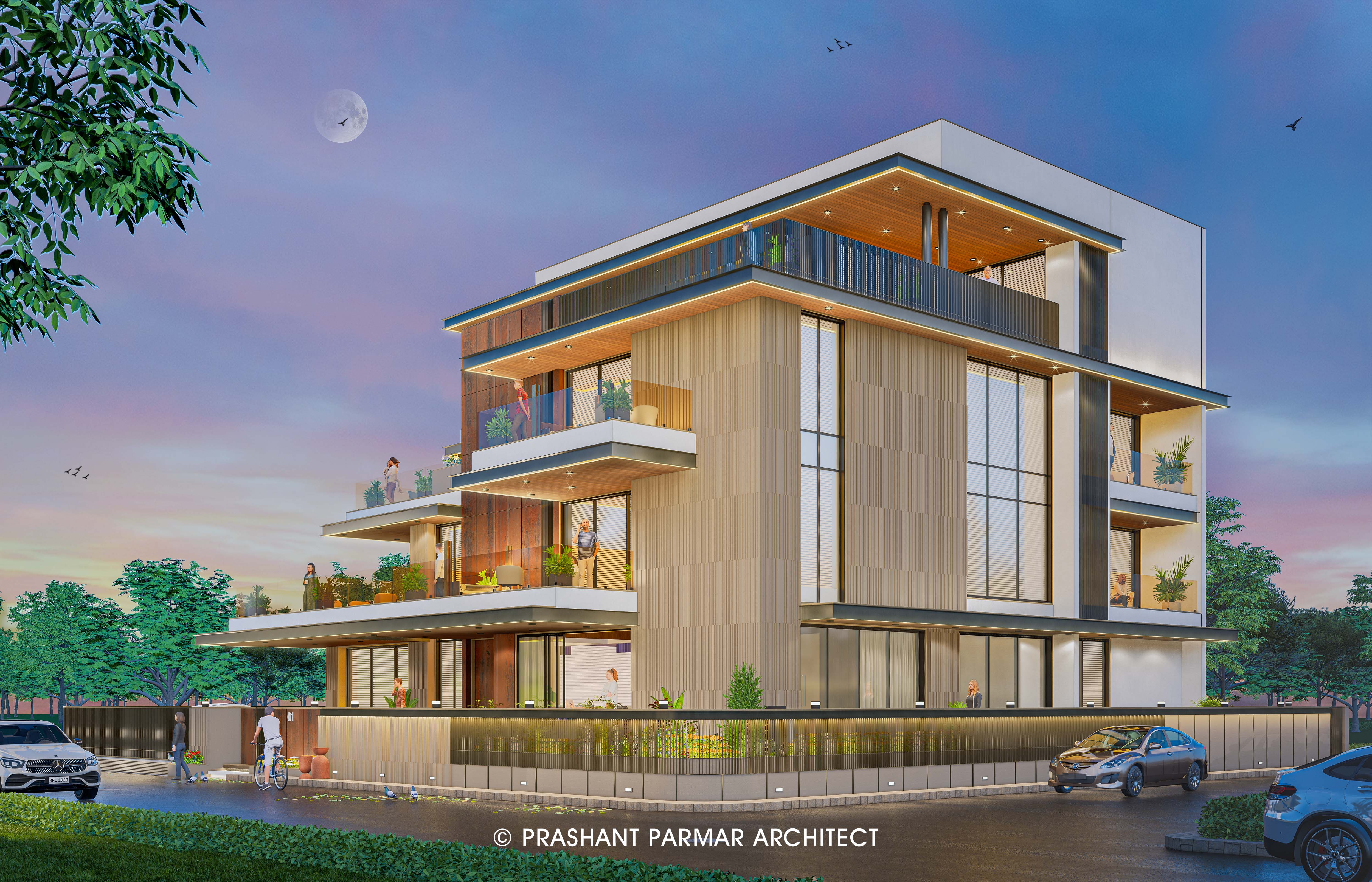 Bungalow In Nadiad - Prashant Parmar Architect