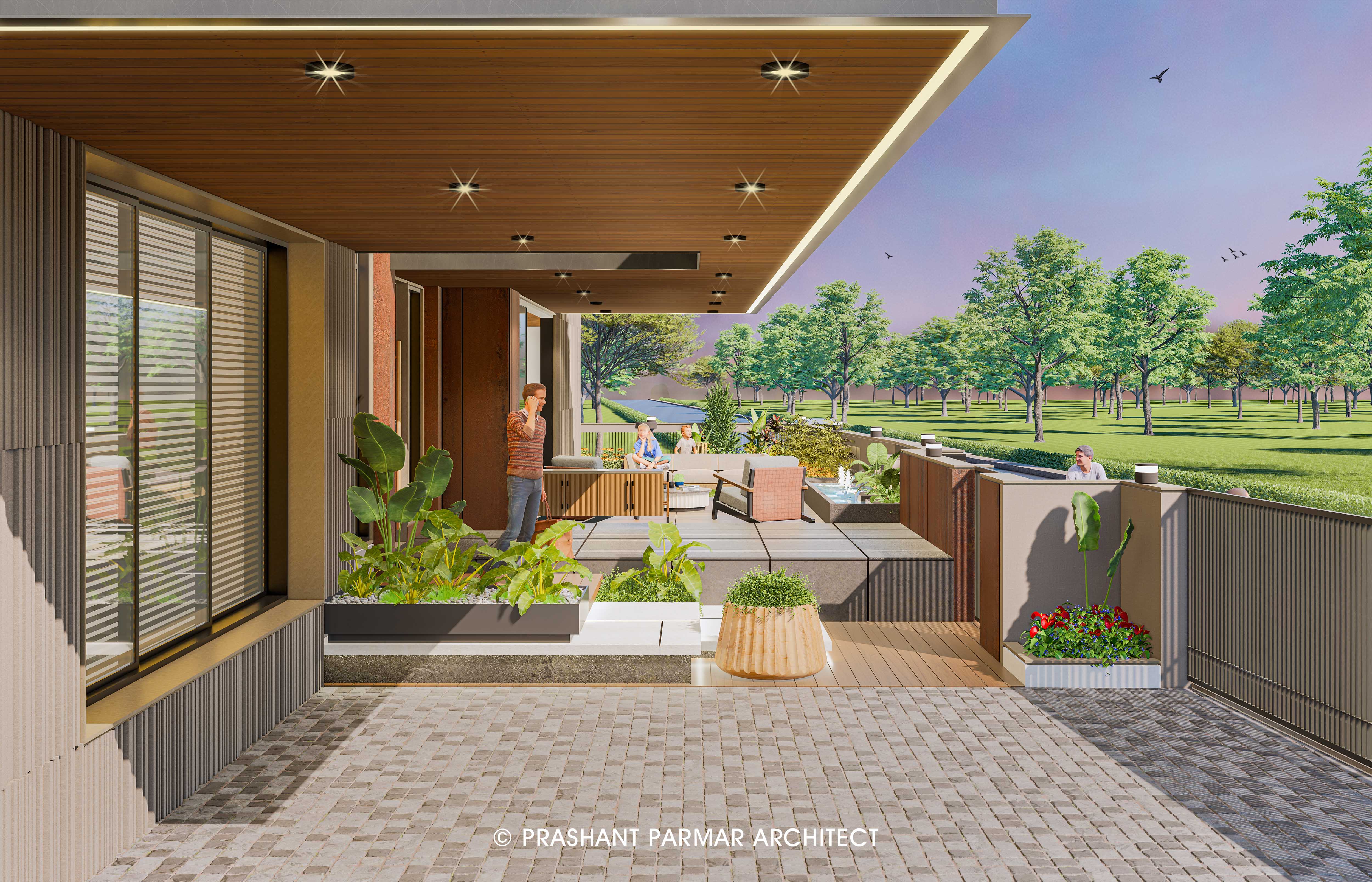 Bungalow In Nadiad - Prashant Parmar Architect